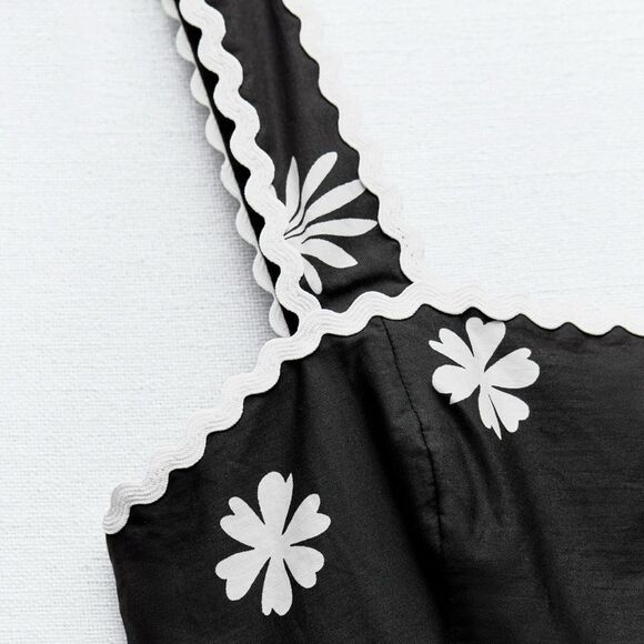 Zara blogger favorite printed cotton dress - Picture 10 of 11